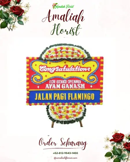 Sewa Papan Bunga Jati Utomo